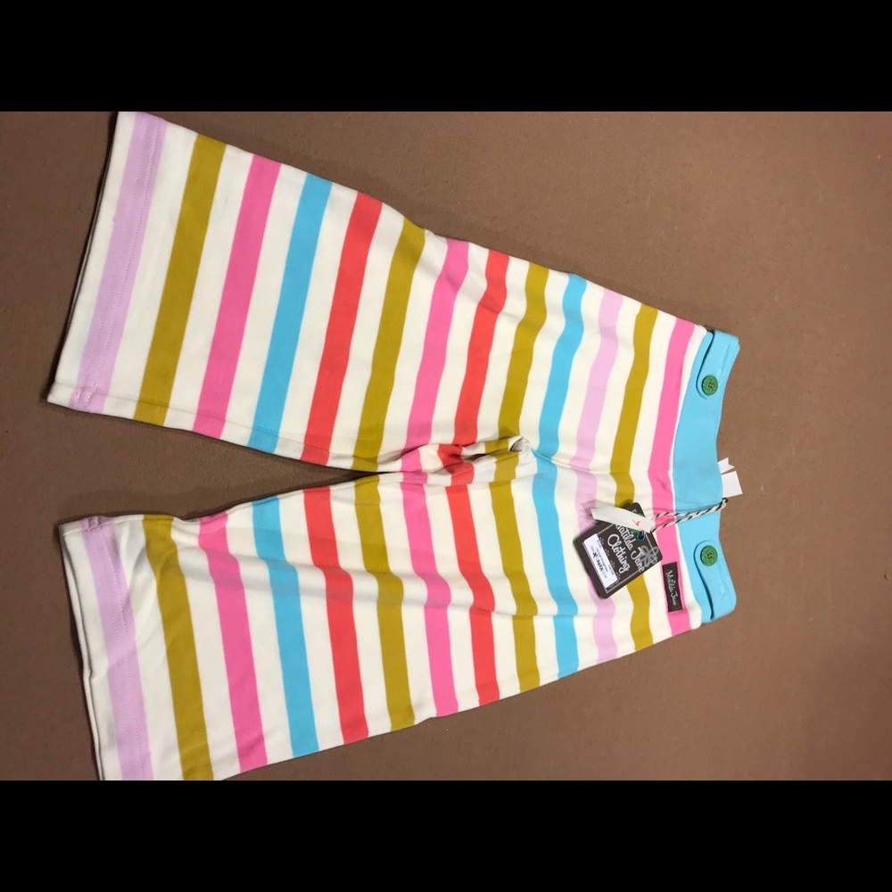 Matilda Jane striped capris girls 6 NWT